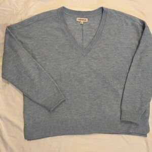 Lucky Brand Women’s Light Blue V-Neck Sweater